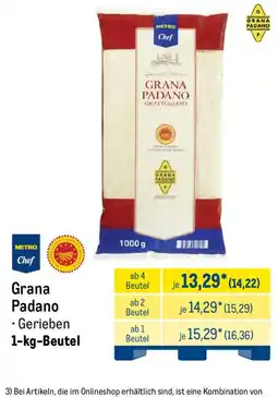 METRO Grana Padano · Gerieben Angebot