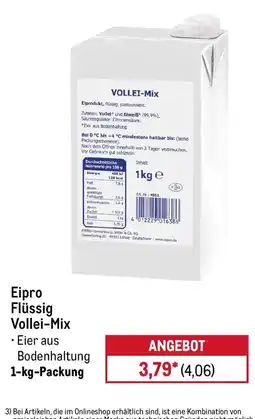METRO Eipro Flüssig Vollei-Mix Angebot