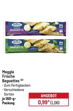 METRO Meggle Frische Baguettes Angebot