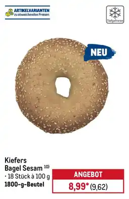 METRO Kiefers Bagel Sesam Angebot