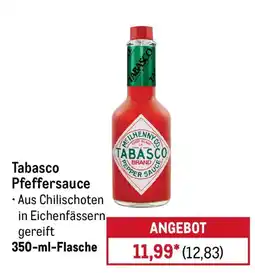 METRO Tabasco Pfeffersauce Angebot