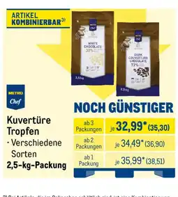 METRO Kuvertüre Tropfen Angebot
