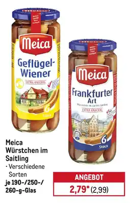METRO Meica Würstchen im Saitling Angebot