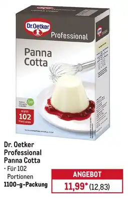METRO Dr. Oetker Professional Panna Cotta Angebot