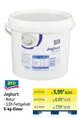 METRO aro Joghurt Angebot