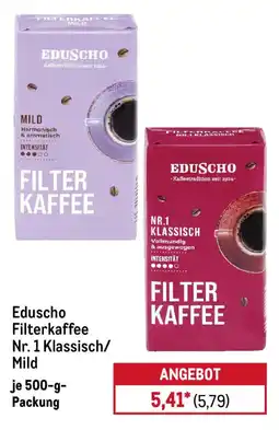 METRO Eduscho Filterkaffee Angebot