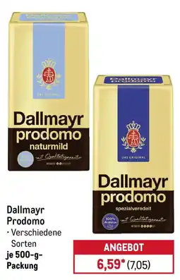 METRO Dallmayr Prodomo Angebot