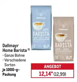 METRO Dallmayr Home Barista Angebot