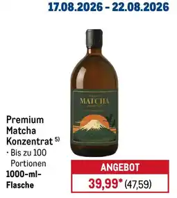 METRO Premium Matcha Konzentrat Angebot