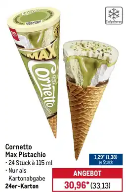 METRO Cornetto Max Pistachio Angebot