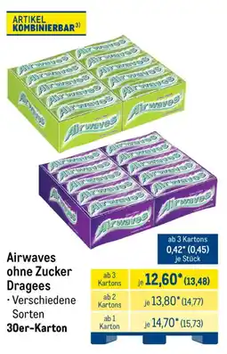 METRO Airwaves ohne Zucker Dragees Angebot