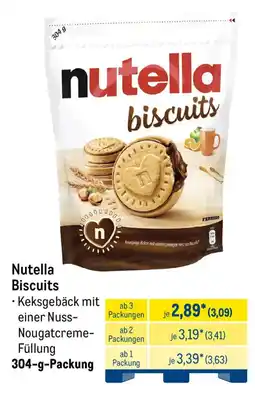 METRO Nutella Biscuits Angebot