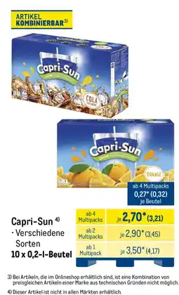 METRO Capri-Sun Angebot