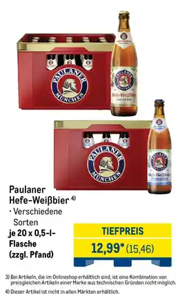 METRO Paulaner Hefe-Weißbier Angebot