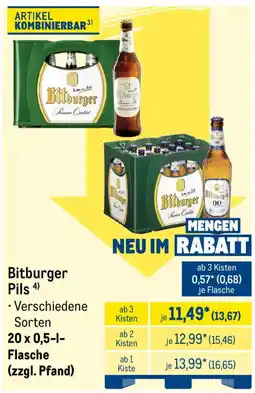 METRO Bitburger Pils Angebot