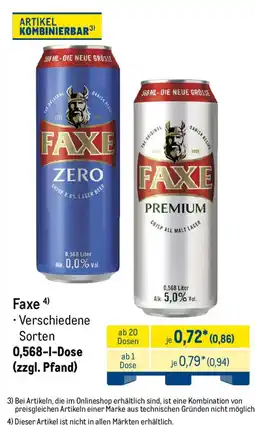 METRO Faxe Angebot