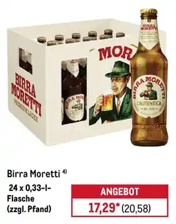 METRO Birra Moretti Angebot