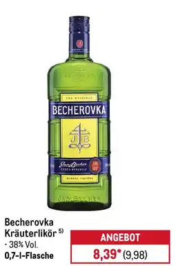 METRO Becherovka Kräuterlikör Angebot