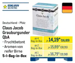 METRO Claus Jacob Grauburgunder QbA Angebot