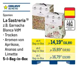 METRO La Sastreia Angebot