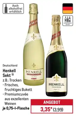 METRO Henkell Sekt Angebot