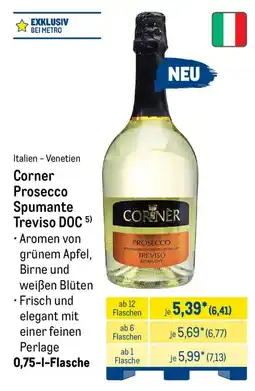 METRO Corner Prosecco Spumante Treviso DOC Angebot