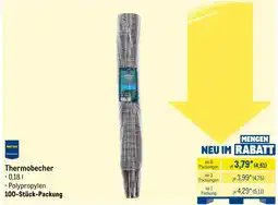 METRO Thermobecher Angebot