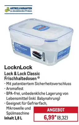 METRO LocknLock Lock & Lock Classic Frischhaltedosen Angebot