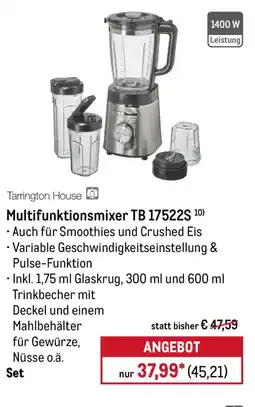 METRO Tarrington House Multifunktionsmixer TB 17522S Angebot