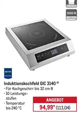 METRO Induktionskochfeld GIC 3140 Angebot