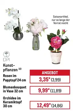 METRO DPI Kunst-pflanzen Angebot