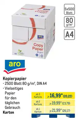 METRO aro Kopierpapier Angebot