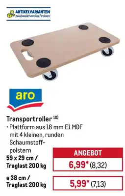 METRO aro Transportroller Angebot