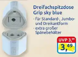 duo schreib & spiel Dreifachspitzdose Grip sky blue Angebot