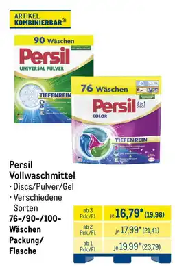 METRO Persil Vollwaschmittel Angebot