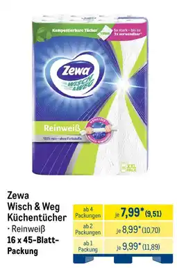 METRO Zewa Wisch & Weg Küchentücher Angebot