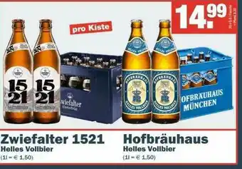 Benz Getränke Zwiefalter 1521 Hofbräuhaus Angebot