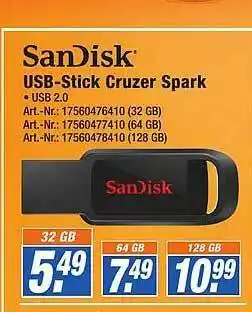 Expert Technomarkt Sandisk Usb-stick Cruzer Spark Angebot