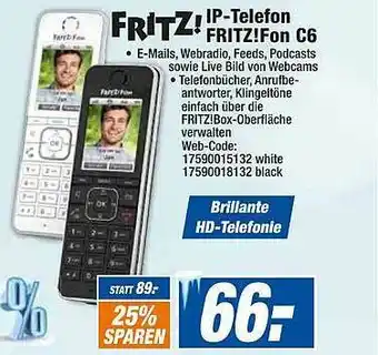 HEM Expert Fritz! Ip-telefon Fritz!fon C6 Angebot