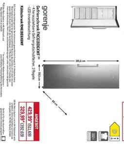 METRO gorenje Gefrierschrank FNC618D6XWF Angebot