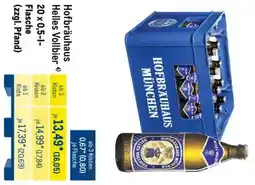 METRO Hofbräuhaus Helles Vollbier Angebot