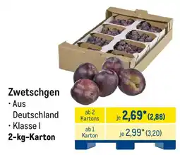 METRO Zwetschgen Angebot