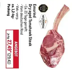METRO Emsrind Dry aged Tomahawk Steak Angebot