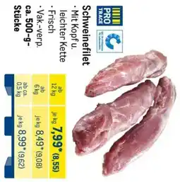 METRO Schweinefilet Angebot