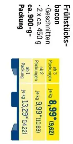 METRO Frühstücks-bacon Angebot