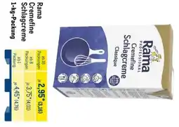 METRO Rama Cremefine Schlagcreme Angebot