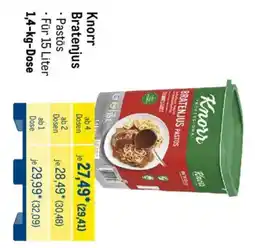 METRO Knorr Bratenjus Pastös Angebot