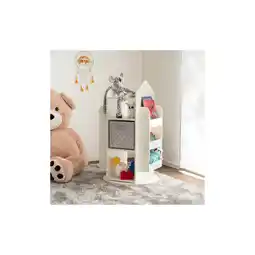Netto Marken-Discount HOME DELUXE Kinderregal drehbar JUNA - 60 x 60 cm Weiß Angebot