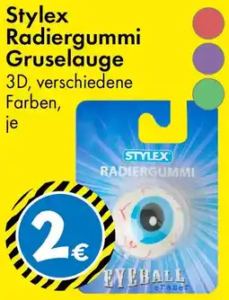 TEDi Stylex Radiergummi Gruselauge Angebot