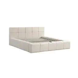Netto Marken-Discount HOME DELUXE LED Bett aus Teddy-Stoff inkl. Stauraum GALA – Beige, 140 x 200 cm inkl. Matratze Angebot